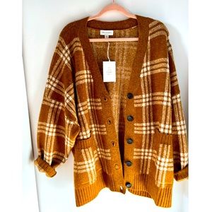 Plaid Granpda Sweater